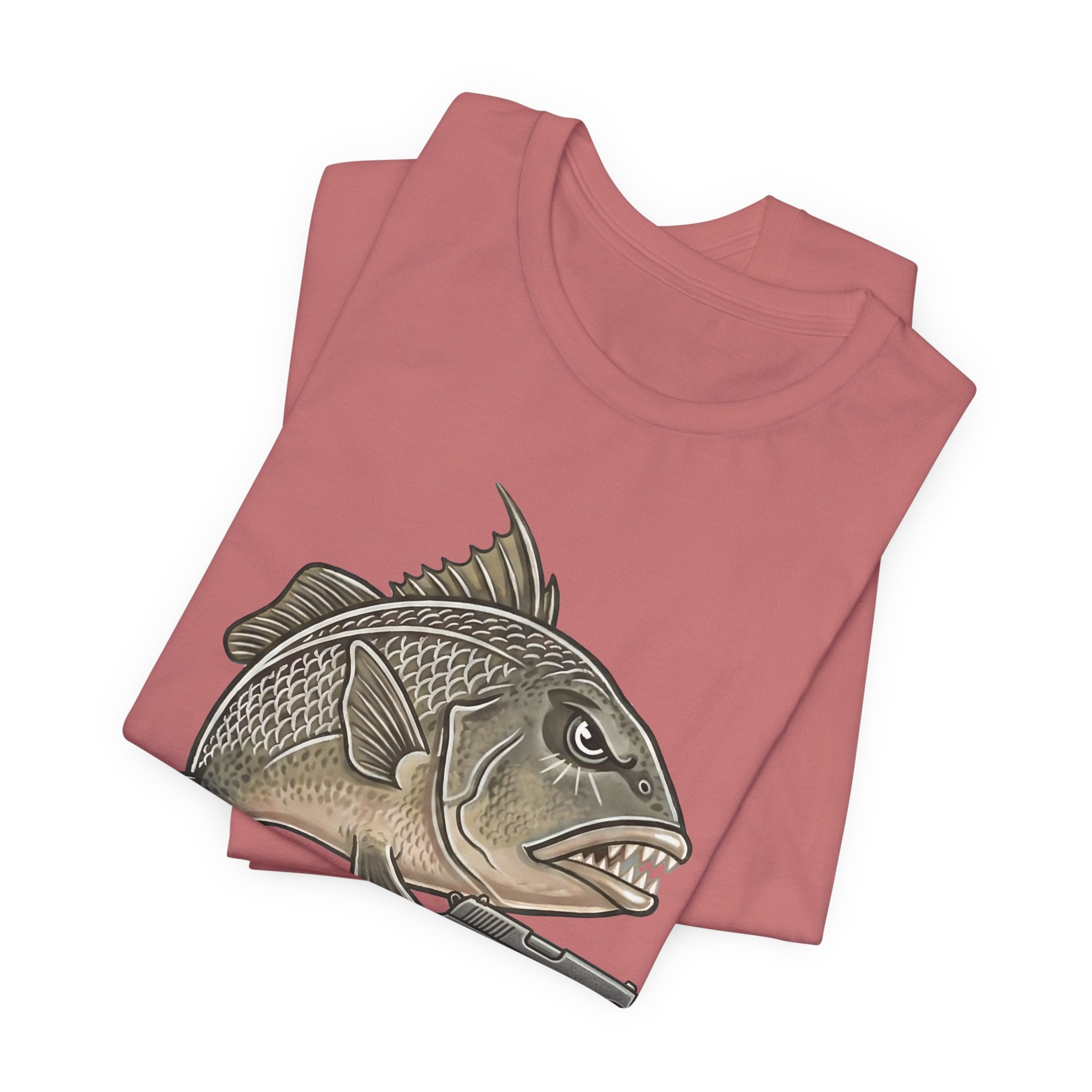 Triggerred Fish Graphic Tee