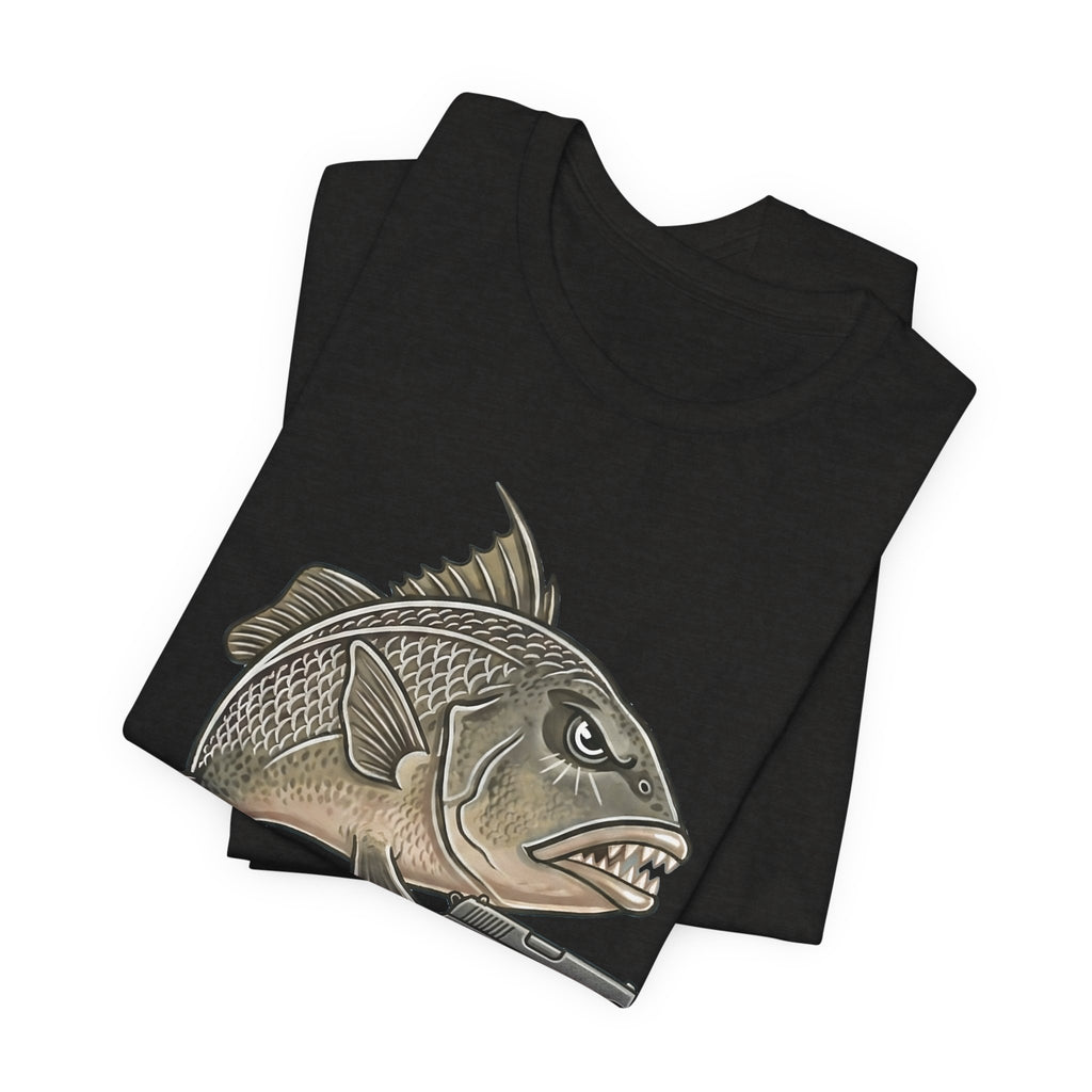 Triggerred Fish Graphic Tee