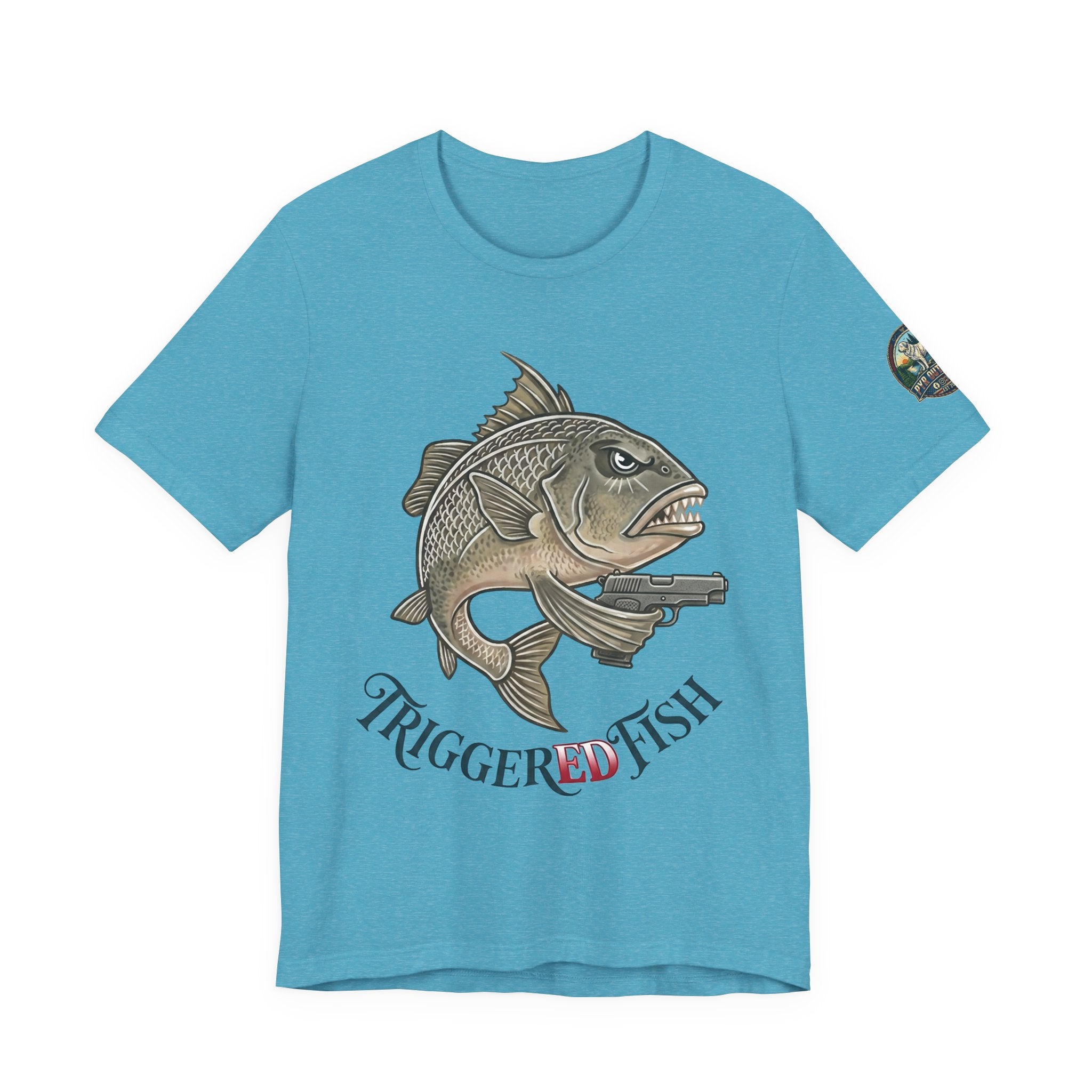 Triggerred Fish Graphic Tee