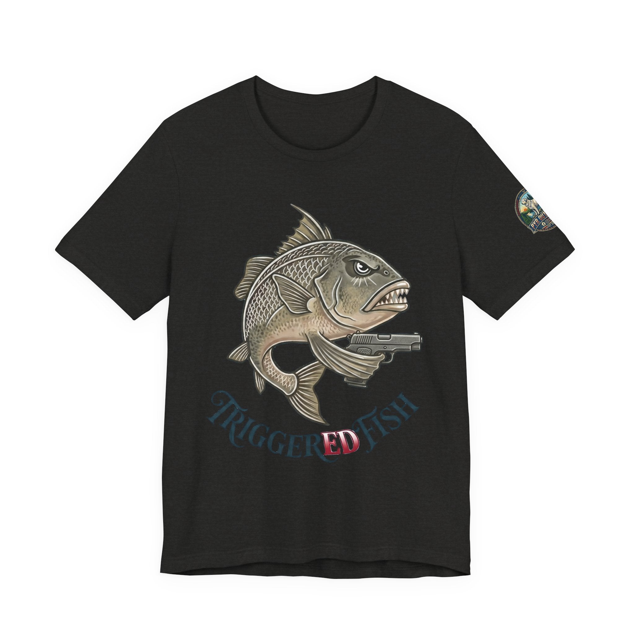 Triggerred Fish Graphic Tee