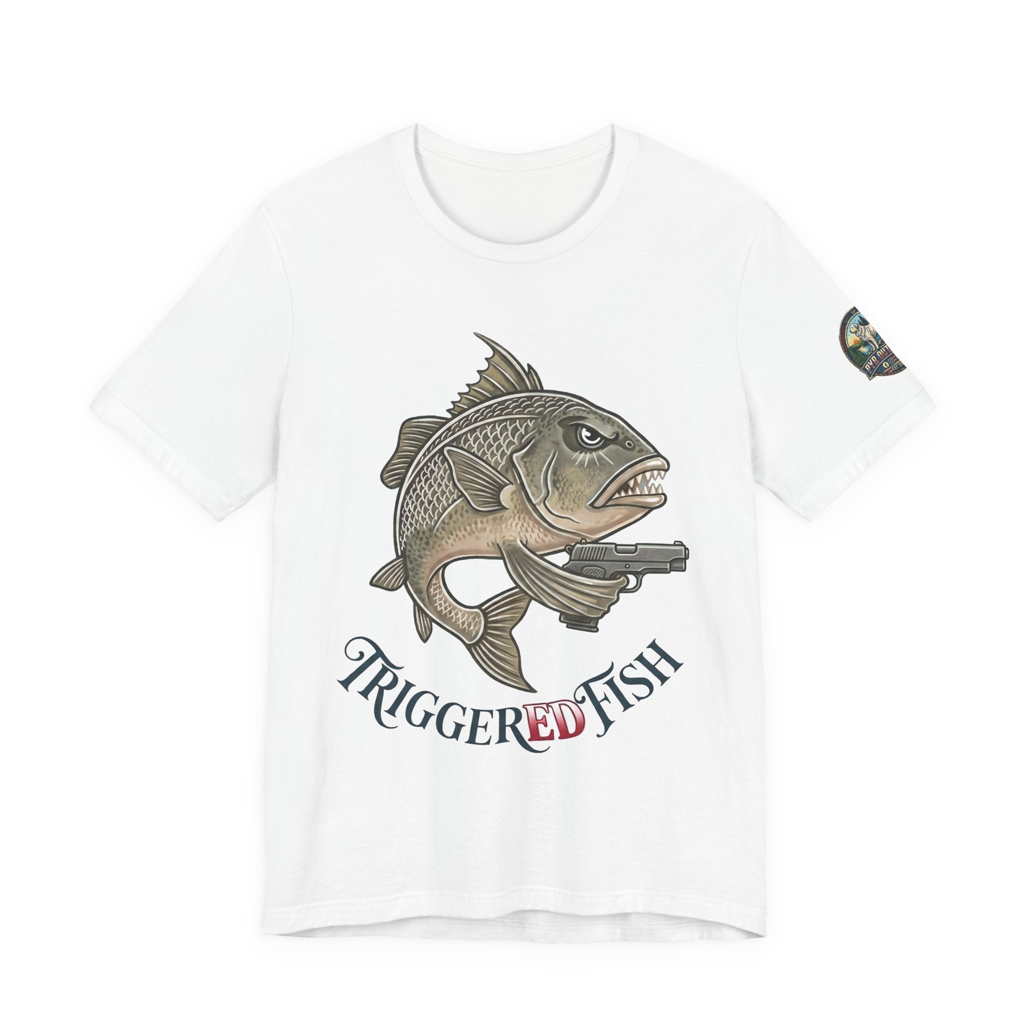 Triggerred Fish Graphic Tee