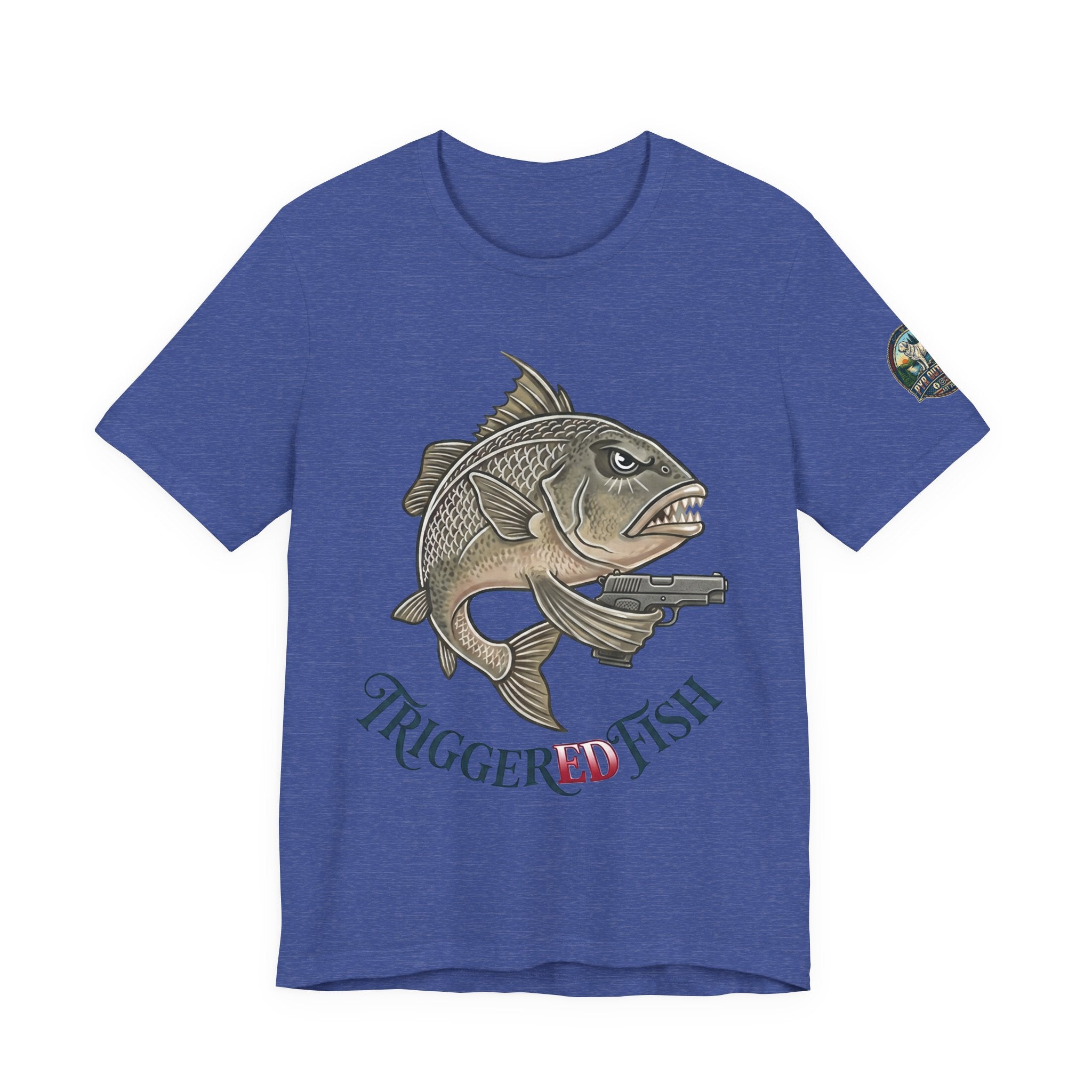 Triggerred Fish Graphic Tee