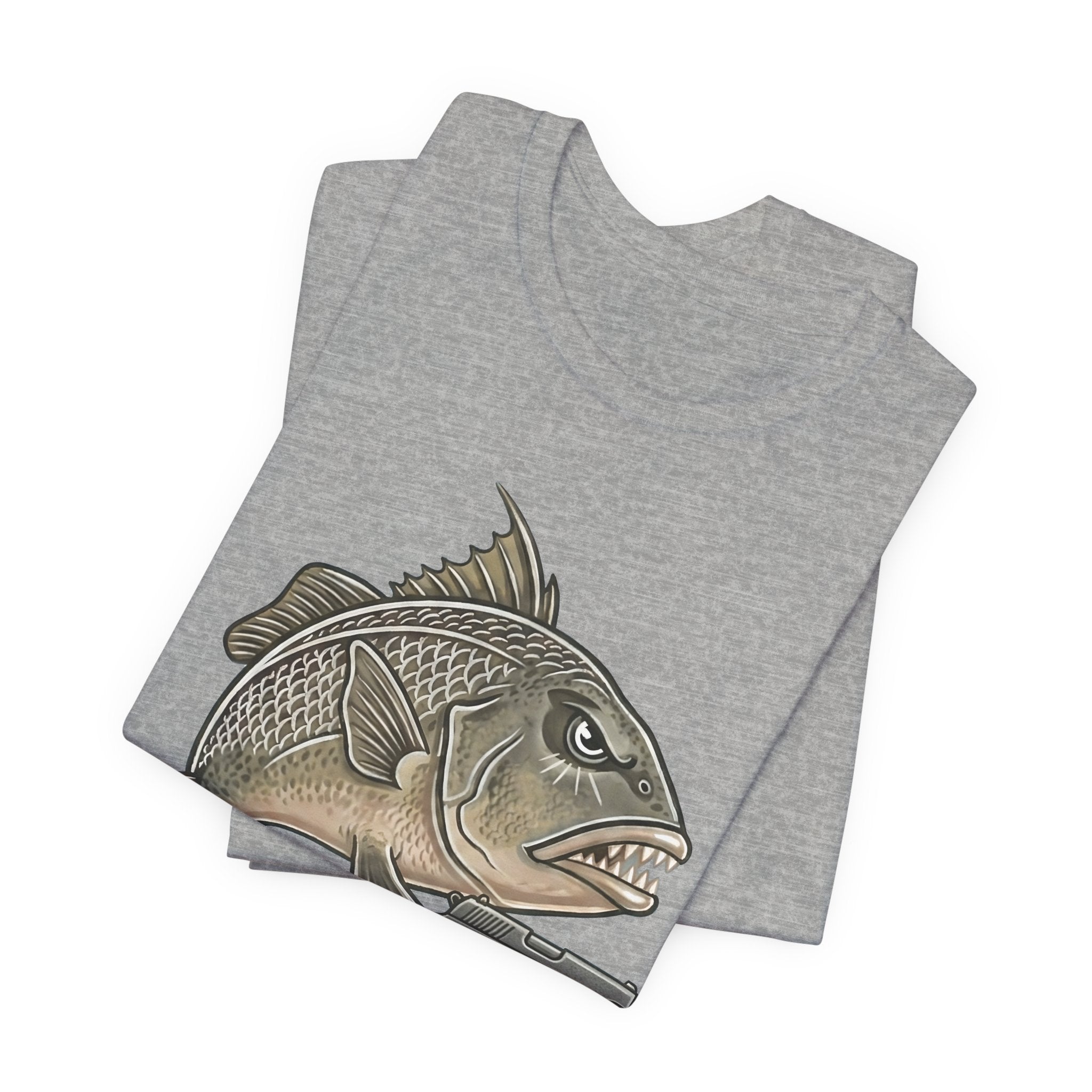 Triggerred Fish Graphic Tee