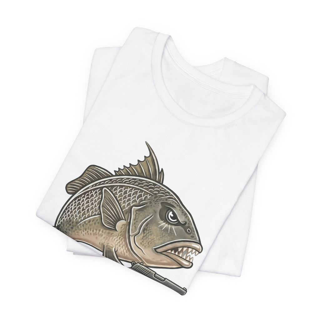 Triggerred Fish Graphic Tee
