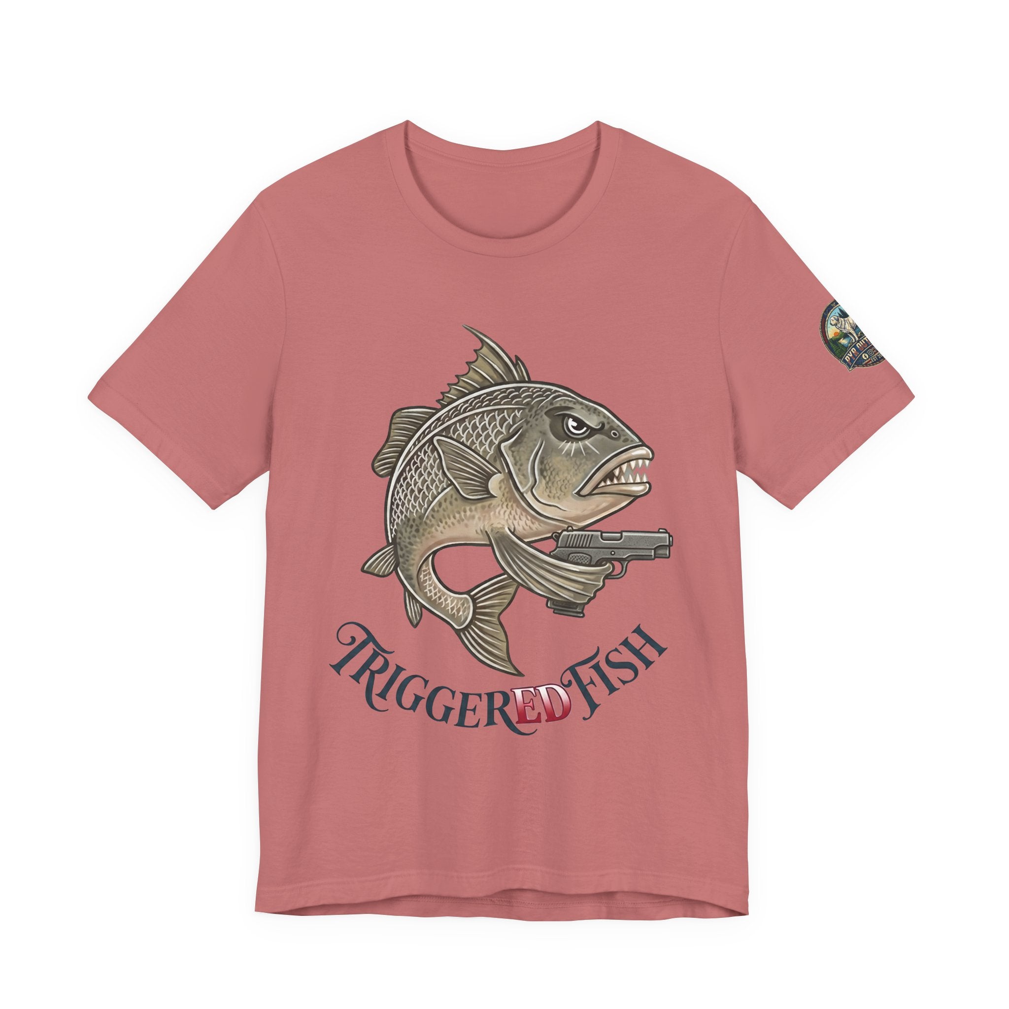 Triggerred Fish Graphic Tee