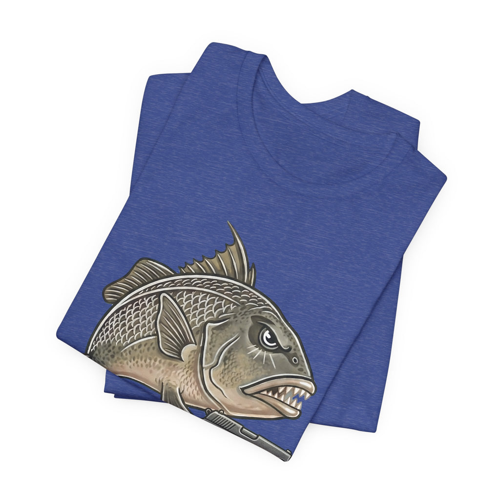 Triggerred Fish Graphic Tee
