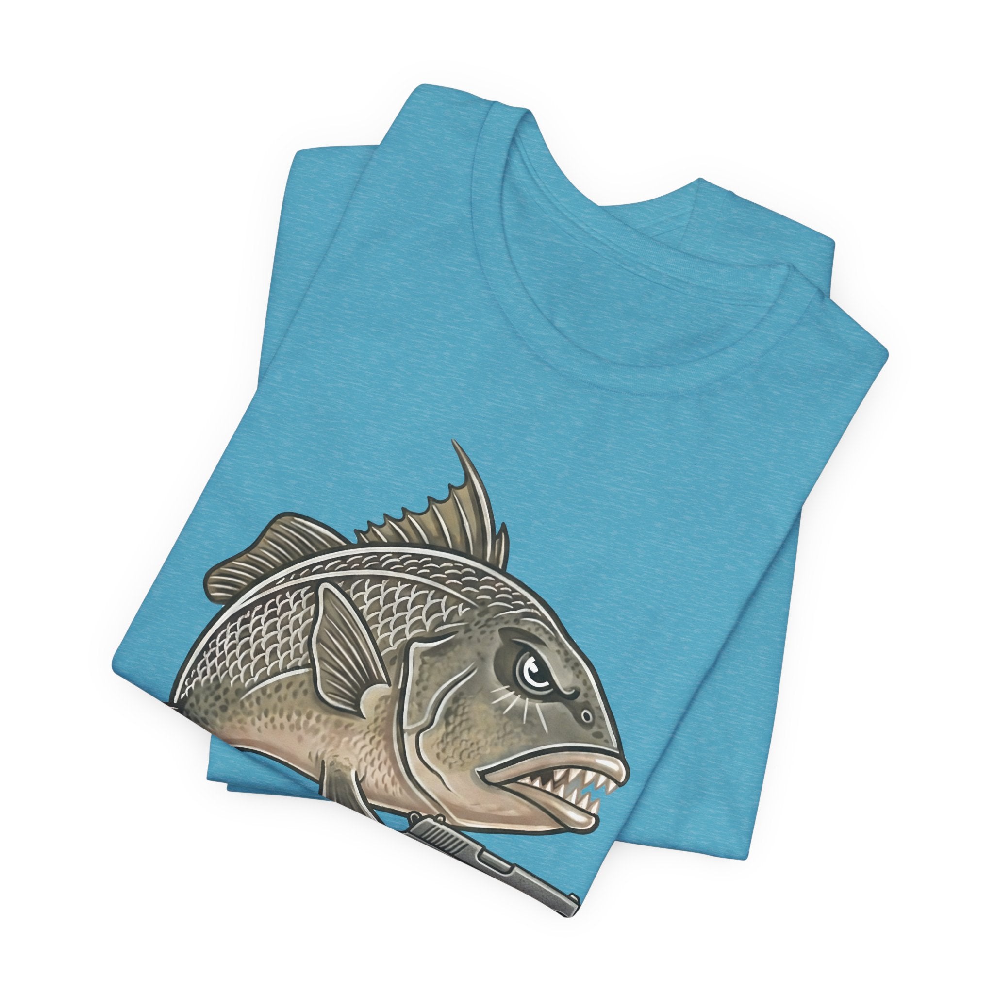 Triggerred Fish Graphic Tee