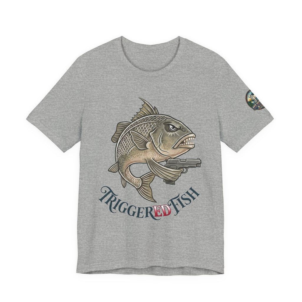 Triggerred Fish Graphic Tee