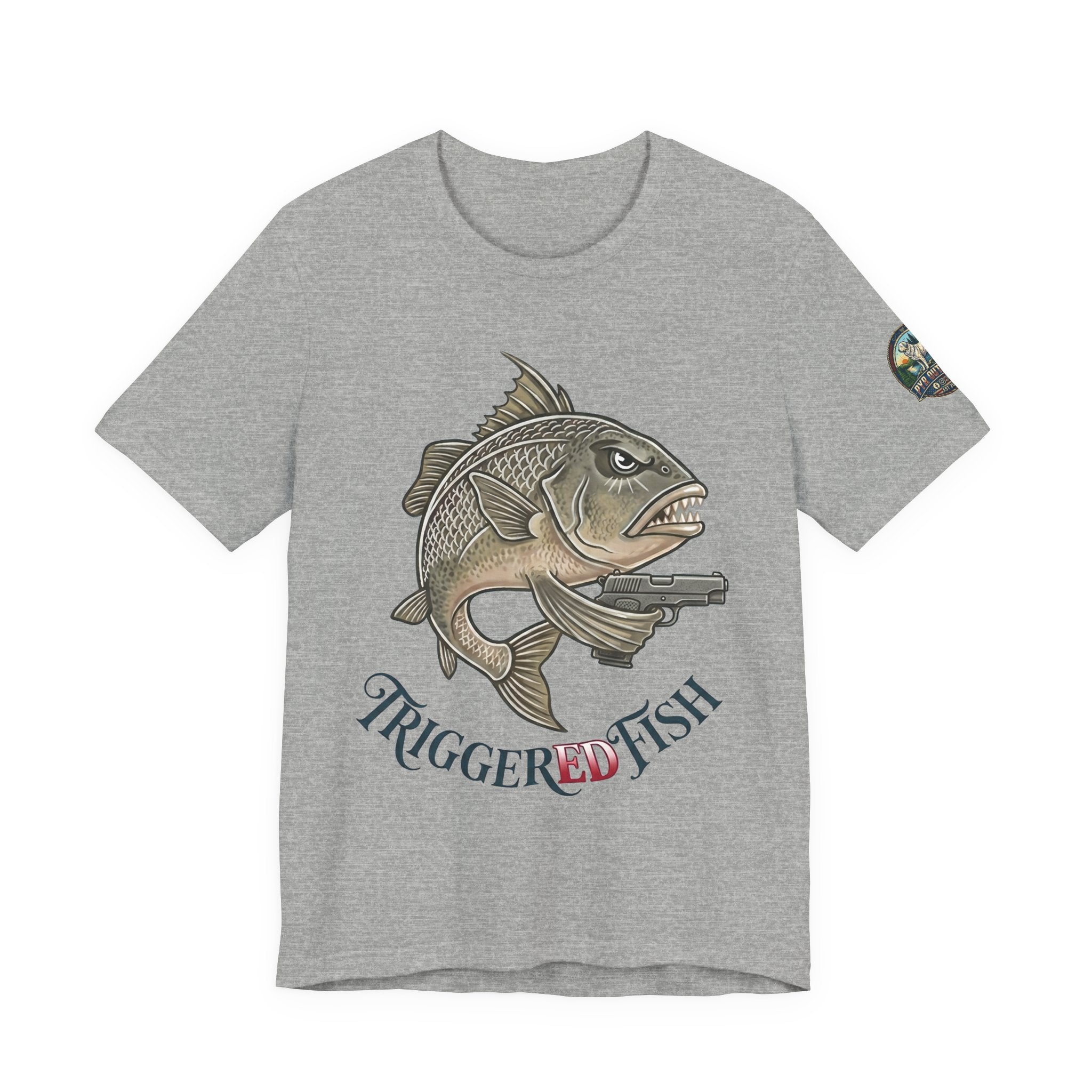 Triggerred Fish Graphic Tee