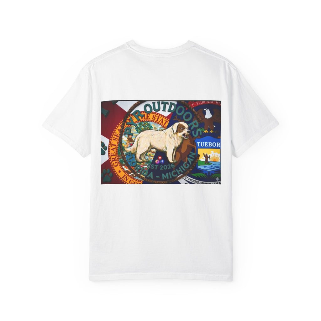 T-Shirt — Michigan Outdoors Vintage Wolf Graphic Tee