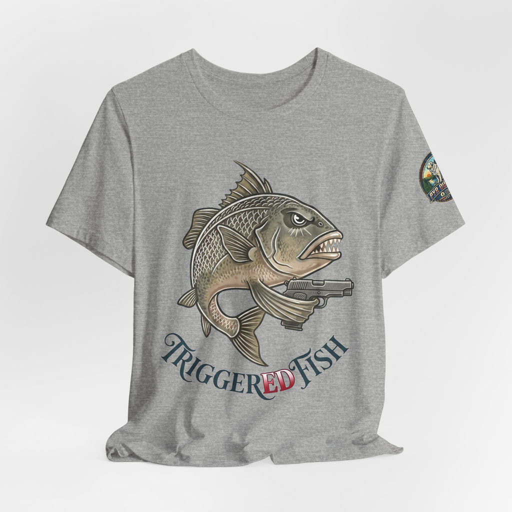 Triggerred Fish Graphic Tee