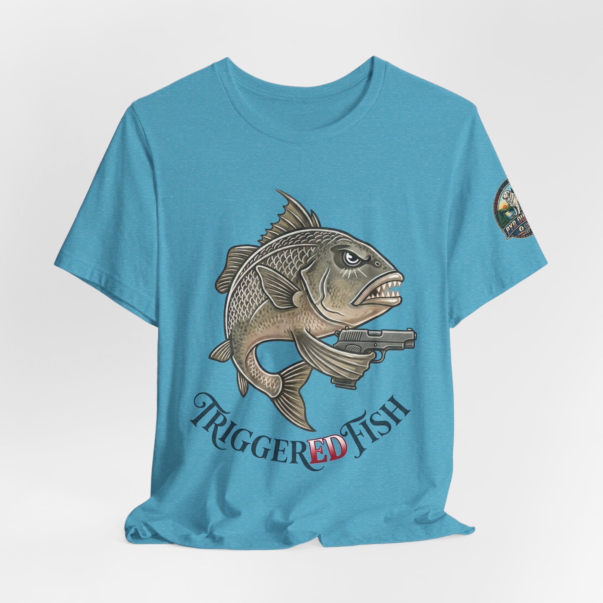 Triggerred Fish Graphic Tee